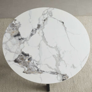 apvalus-keramikinis- valgomojo-stalas-ORION （OKT-2325,Gloss marble white (4)