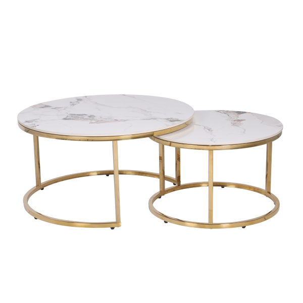 A set of coffee tables | Rock Gold