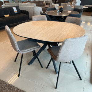 Aron valgomojo stalas beige spalvos